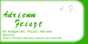 adrienn feiszt business card
